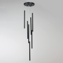 Lampa wisząca Lungo 7xG9 czarna LP-894/7P BK