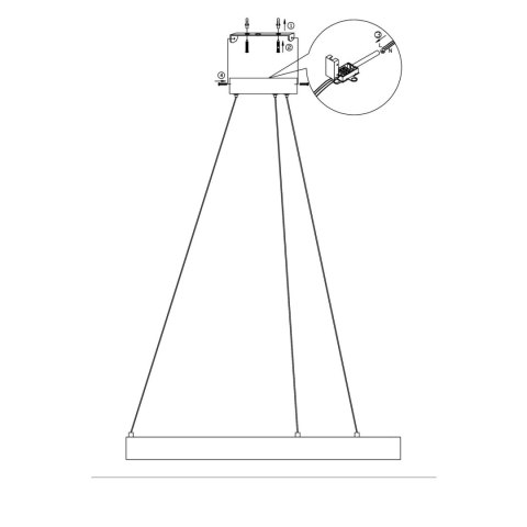 Lampa wisząca Midway mała triangle 1xLED złota LP-033/1P S GD Triangle Lampa wisząca Midway mała triangle 1xLED złota LP-033/1P S GD Triangle