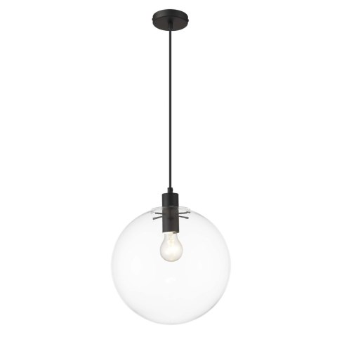 Lampa wisząca Puerto duża 1xE27 czarna LP-004/1P L BK Lampa wisząca Puerto duża 1xE27 czarna LP-004/1P L BK