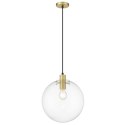 Lampa wisząca Puerto duża 1xE27 złota LP-004/1P L GD