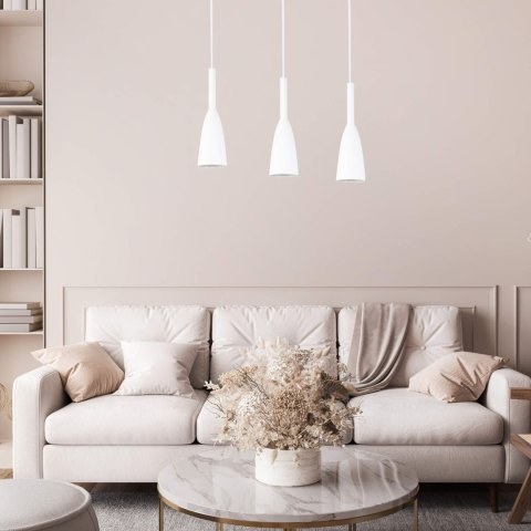 Lampa wisząca Solin wisząca 3xE27 biała LP-181/3L WH Lampa wisząca Solin wisząca 3xE27 biała LP-181/3L WH