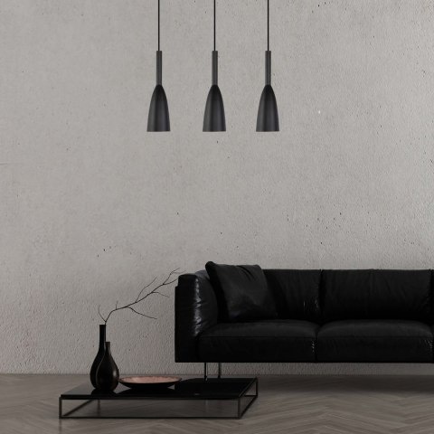 Lampa wisząca Solin wisząca 3xE27 czarna LP-181/3L BK Lampa wisząca Solin wisząca 3xE27 czarna LP-181/3L BK