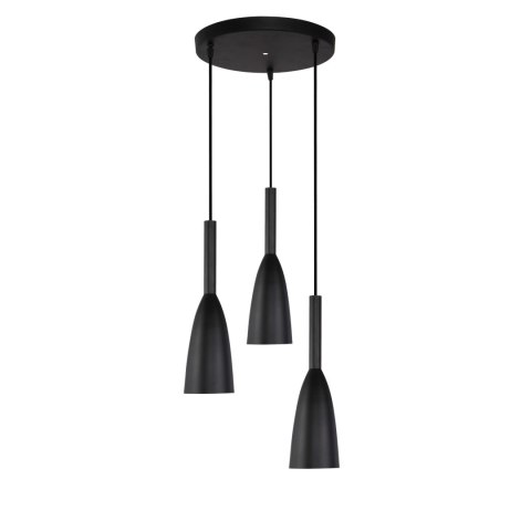 Lampa wisząca Solin wisząca 3xE27 czarna LP-181/3P BK Lampa wisząca Solin wisząca 3xE27 czarna LP-181/3P BK