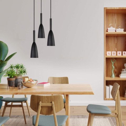 Lampa wisząca Solin wisząca 3xE27 czarna LP-181/3P BK Lampa wisząca Solin wisząca 3xE27 czarna LP-181/3P BK