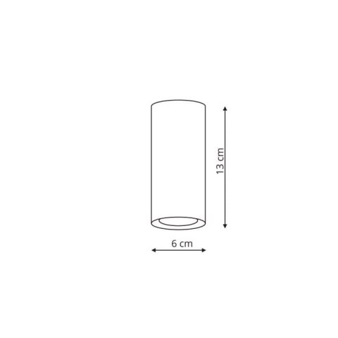 Oczko Manacor 13cm 1xGU10 biało/złota LP-232/1D - 130 WH/GD Oczko Manacor 13cm 1xGU10 biało/złota LP-232/1D - 130 WH/GD