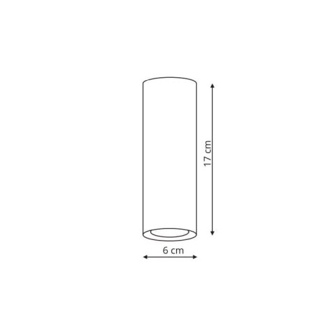 Oczko Manacor 17cm 1xGU10 biało/złota LP-232/1D - 170 WH/GD Oczko Manacor 17cm 1xGU10 biało/złota LP-232/1D - 170 WH/GD