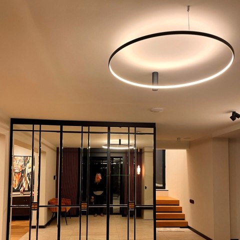 Plafon Ring L 4000K 1xLED czarny LP-909/1C 4L BK Plafon Ring L 4000K 1xLED czarny LP-909/1C 4L BK