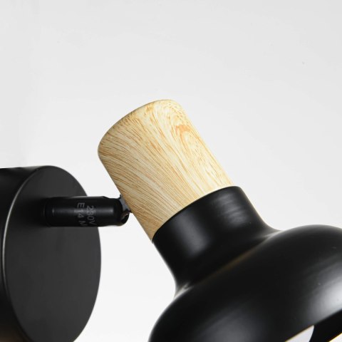 Kinkiet Arezzo 1xE14 czarny LP-1420/1W BK Kinkiet Arezzo 1xE14 czarny LP-1420/1W BK