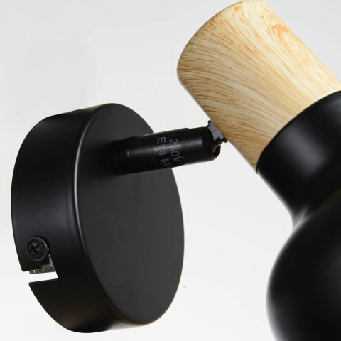 Kinkiet Arezzo 1xE14 czarny LP-1420/1W BK Kinkiet Arezzo 1xE14 czarny LP-1420/1W BK
