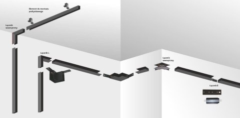 Łącznik zewnętrzny Magnetic czarny LP-554-MAG-BK Łącznik zewnętrzny Magnetic czarny LP-554-MAG-BK
