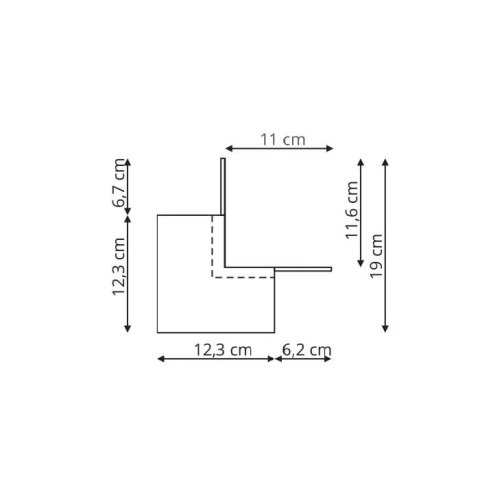 Łącznik zewnętrzny Magnetic czarny LP-554-MAG-BK Łącznik zewnętrzny Magnetic czarny LP-554-MAG-BK