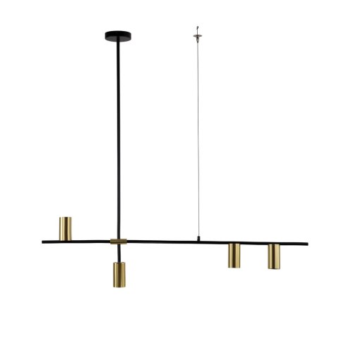 Lampa wisząca Arizona 4xGU10 czarno/złota LP-074/4PL BK/GD Lampa wisząca Arizona 4xGU10 czarno/złota LP-074/4PL BK/GD