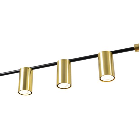 Lampa wisząca Arizona 6xGU10 czarno/złota LP-074/6PL BK/GD Lampa wisząca Arizona 6xGU10 czarno/złota LP-074/6PL BK/GD
