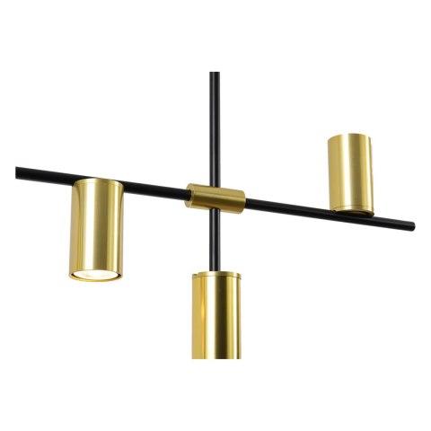Lampa wisząca Arizona 6xGU10 czarno/złota LP-074/6PL BK/GD Lampa wisząca Arizona 6xGU10 czarno/złota LP-074/6PL BK/GD