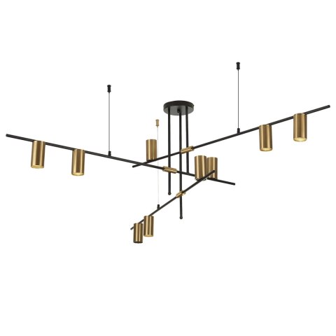 Lampa wisząca Arizona 9xGU10 czarno/złota LP-074/9PL BK/GD Lampa wisząca Arizona 9xGU10 czarno/złota LP-074/9PL BK/GD
