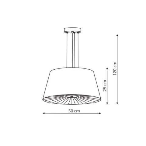 Lampa wisząca Bali 4xE27 biała LP-1322/1P WH Lampa wisząca Bali 4xE27 biała LP-1322/1P WH