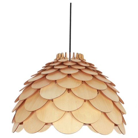 Lampa wisząca Burgo mała 1xE27 drewno LP-101335/1P S Lampa wisząca Burgo mała 1xE27 drewno LP-101335/1P S