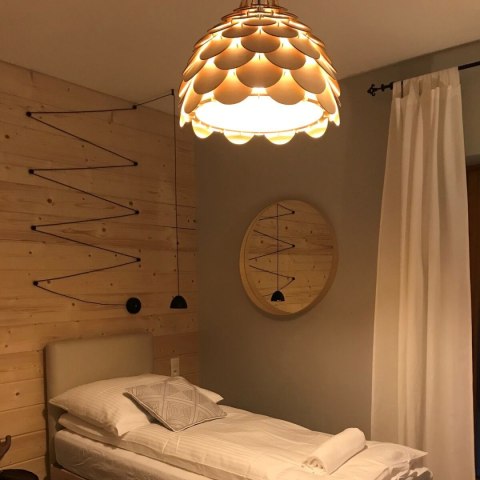 Lampa wisząca Burgo mała 1xE27 drewno LP-101335/1P S Lampa wisząca Burgo mała 1xE27 drewno LP-101335/1P S