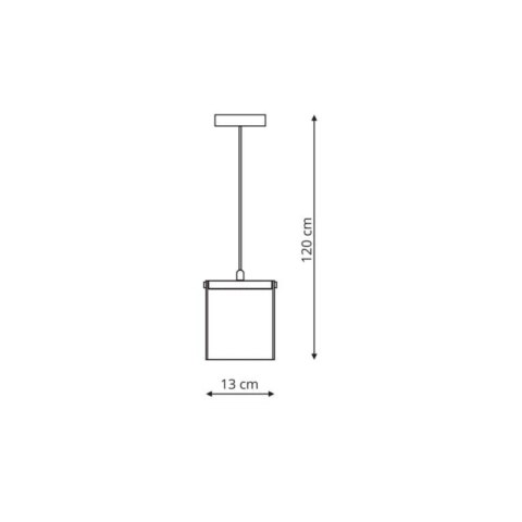 Lampa wisząca Cantos 1xLED transparentna LP-1114/1P Lampa wisząca Cantos 1xLED transparentna LP-1114/1P