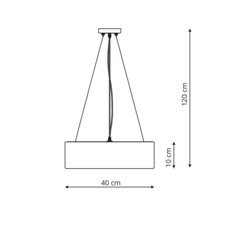 Lampa wisząca Delos 2xE27 biała LP-8144/1P WH Lampa wisząca Delos 2xE27 biała LP-8144/1P WH