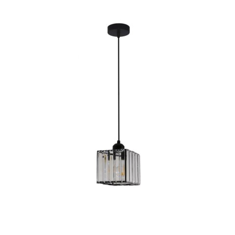 Lampa wisząca Galactico linia 1xE27 czarna/transparentna LP-2383/1P Lampa wisząca Galactico linia 1xE27 czarna/transparentna LP-2383/1P