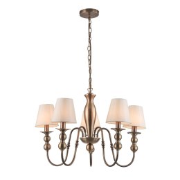 Lampa wisząca Grado 5xE14 patyna LP-888/5P
