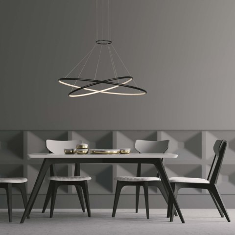 Lampa wisząca Halifax 2xLED czarna LP-940/2P 4BK Lampa wisząca Halifax 2xLED czarna LP-940/2P 4BK