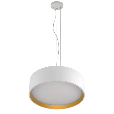 Lampa wisząca Hudson 1xLED biała/złota LP-043/1P WH/GD Lampa wisząca Hudson 1xLED biała/złota LP-043/1P WH/GD