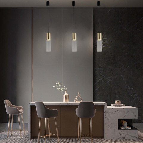 Lampa wisząca Manacor 1xGU10 złota LP-232/1P GD Lampa wisząca Manacor 1xGU10 złota LP-232/1P GD