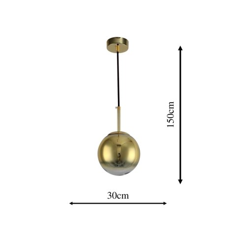 Lampa wisząca Palla 1xE27 złota LP-2844/1P GD Lampa wisząca Palla 1xE27 złota LP-2844/1P GD