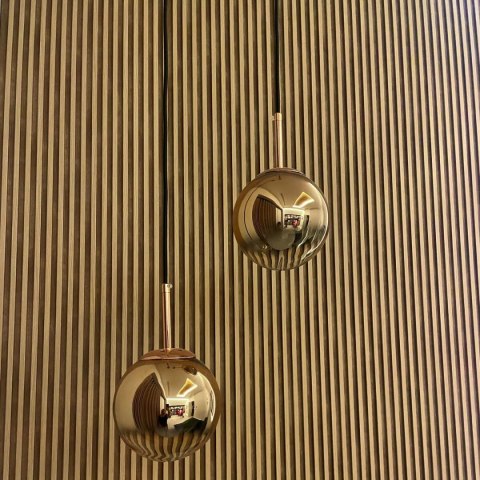 Lampa wisząca Palla mała 1xE14 złota LP-2844/1P S GD Lampa wisząca Palla mała 1xE14 złota LP-2844/1P S GD