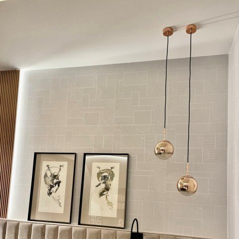 Lampa wisząca Palla mała 1xE14 złota LP-2844/1P S GD Lampa wisząca Palla mała 1xE14 złota LP-2844/1P S GD
