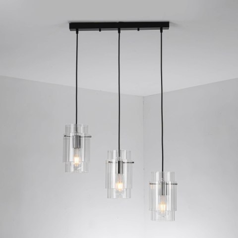 Lampa wisząca Savona 3xE27 transparentna LP-707/3L Lampa wisząca Savona 3xE27 transparentna LP-707/3L
