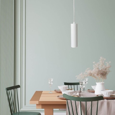 Lampa wisząca Tokio tuba 1xGU10 biała LP-787/1P WH Lampa wisząca Tokio tuba 1xGU10 biała LP-787/1P WH