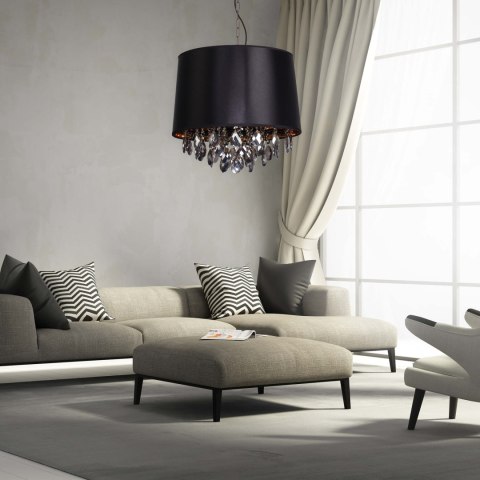 Lampa wisząca Vigo 2xE27 czarna LP-0412/1P BK Lampa wisząca Vigo 2xE27 czarna LP-0412/1P BK