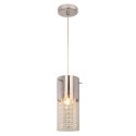 Lampa wisząca Zara 1xE14 srebrna LP-5221/1P