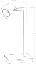 Lampka biurkowa Snow 1xGU10 LP-731/1T WH