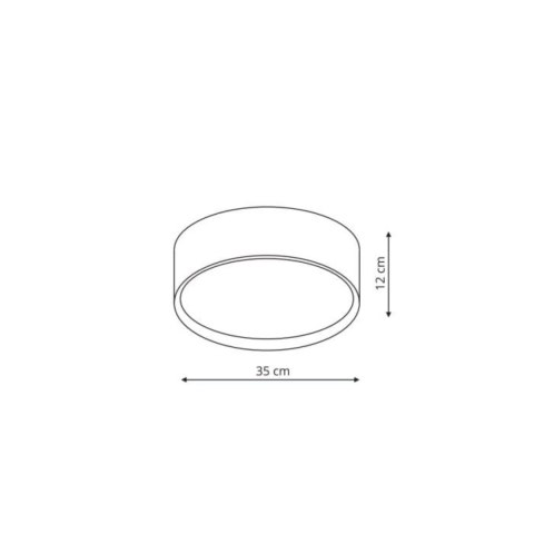 Plafon Hudson 1xLED czarna LP-043/1C BK Plafon Hudson 1xLED czarna LP-043/1C BK