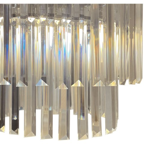 Plafon Vetro 4xE14 transparentna/srebrna LP-2910/4C Plafon Vetro 4xE14 transparentna/srebrna LP-2910/4C
