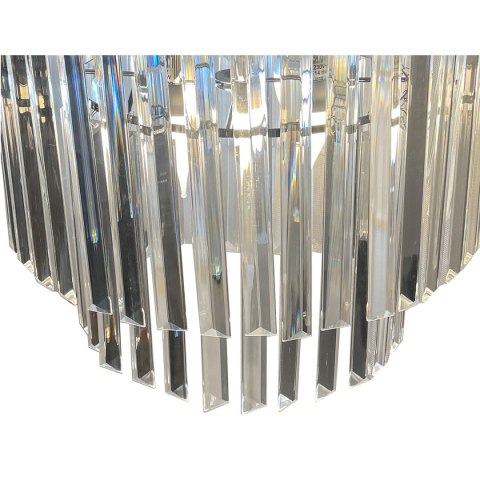 Plafon Vetro 4xE14 transparentna/srebrna LP-2910/4C Plafon Vetro 4xE14 transparentna/srebrna LP-2910/4C