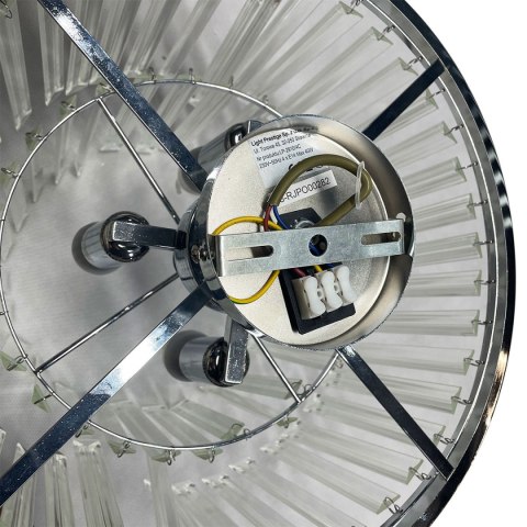Plafon Vetro 4xE14 transparentna/srebrna LP-2910/4C Plafon Vetro 4xE14 transparentna/srebrna LP-2910/4C