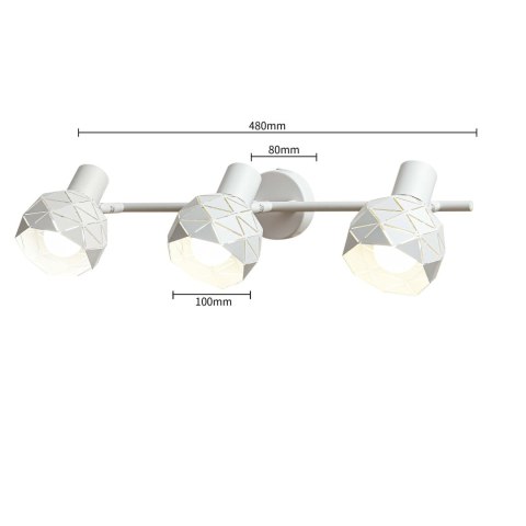 Spot Reus 3xE14 biała LP-8069/3WS WH Spot Reus 3xE14 biała LP-8069/3WS WH