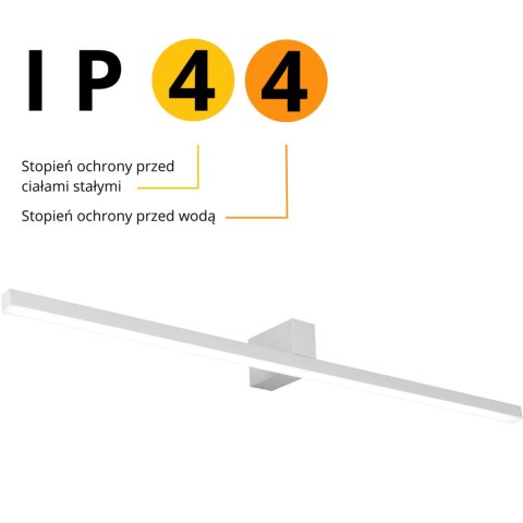 Kinkiet Nevada XXL 1xLED biały IP44 LP-778/1W XXL WH Kinkiet Nevada XXL 1xLED biały IP44 LP-778/1W XXL WH