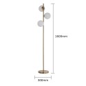 Lampa stojąca Dorado 3xE14 złota LP-002/3F