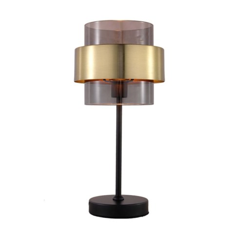 Lampa stołowa Miele 1xE14 czarna/dymna LP-866/1T BK Lampa stołowa Miele 1xE14 czarna/dymna LP-866/1T BK