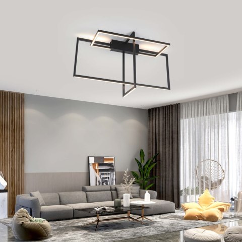 Lampa sufitowa Frame 3D 4000K 1xLED czarna LP-980/3D4 BK Lampa sufitowa Frame 3D 4000K 1xLED czarna LP-980/3D4 BK