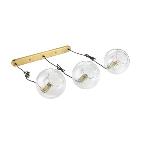 Lampa wisząca Arette 3xE27 złota/transparentna LP-133/3L Lampa wisząca Arette 3xE27 złota/transparentna LP-133/3L