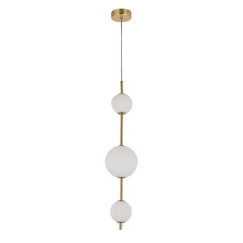 Lampa wisząca Dorado 3xLED pionowa, złota LP-002/3V Lampa wisząca Dorado 3xLED pionowa, złota LP-002/3V