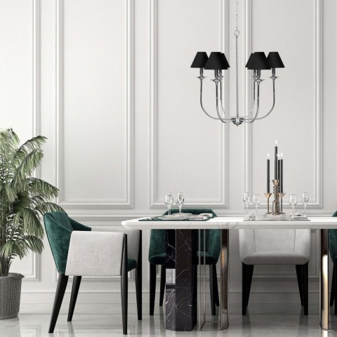 Lampa wisząca Glamour 6xE14 czarna LP-979/6P Lampa wisząca Glamour 6xE14 czarna LP-979/6P