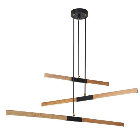 Lampa wisząca Lugano 3xLED brązowa/czarna LP-2828/3P Lampa wisząca Lugano 3xLED brązowa/czarna LP-2828/3P